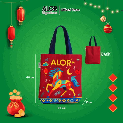 ALOR Festive Tote Bag