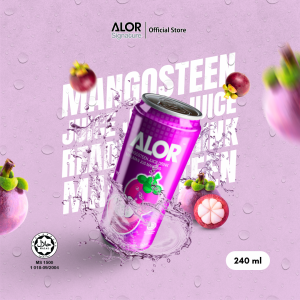 ALOR Mangosteen Juice RTD ( 1/6/24 Cans)- EXP 11/2025