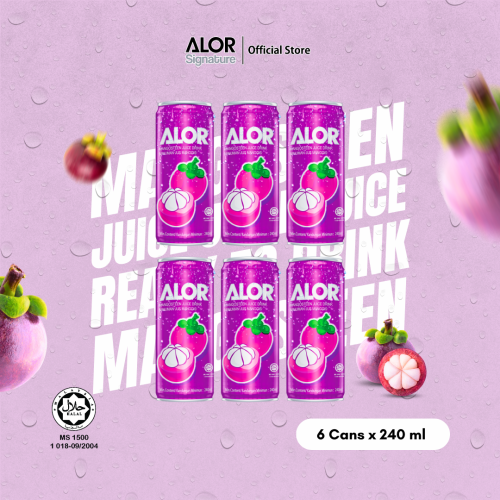 ALOR Mangosteen Juice RTD ( 1/6/24 Cans)- EXP 11/2025