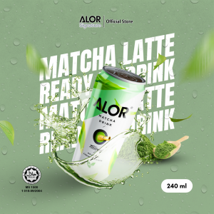 ALOR Matcha Latte RTD ( 1/6/24 Cans)- New Stock