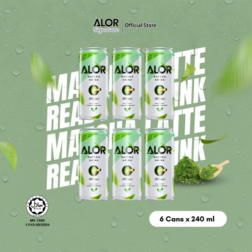 ALOR Matcha Latte RTD ( 1/6/24 Cans)- New Stock