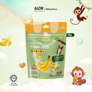 ALOR Little Fingers - Freeze Dried Banana Yogurt Melts 15g