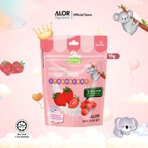 ALOR Little Fingers - Freeze Dried Strawberry Yogurt Melts 15g