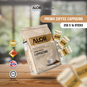 ALOR Cappuccino Coffee 25gram x 16 Sachets