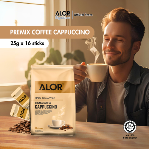 ALOR Cappuccino Coffee 25gram x 16 Sachets ALOR Cappuccino Coffee 25gram x 16 Sachets