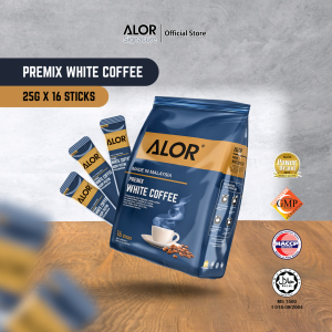 ALOR 3 In 1 White Coffee (25g x 16 sachets) 