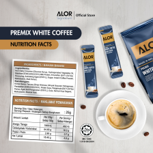 ALOR 3 In 1 White Coffee (25g x 16 sachets) 