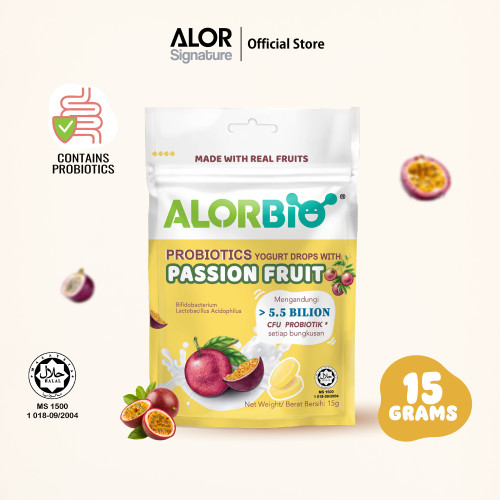 ALORBIO Probiotic Yogurt  Drops/ ALORBIO Gula-gula yogurt Probiotik (15g / packet)