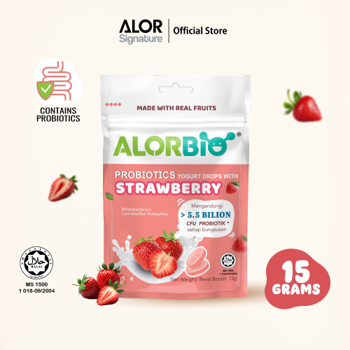 ALORBIO Probiotic Yogurt  Drops/ ALORBIO Gula-gula yogurt Probiotik (15g / packet)