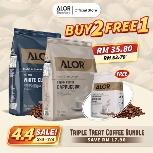 4.4 Sale: Coffee BUY 1 FREE 1: FREE Yogurt BItes Strawberry 30g (Triple Treat Coffee Bundle)