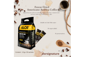 ALOR Americano Freeze Dried Arabica Coffee (2.5g x 50's)