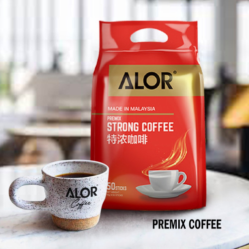 ALOR Premix Strong Blend Coffee 16g x 50 Sticks