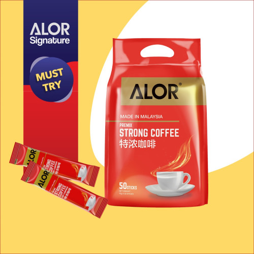 ALOR Premix Strong Blend Coffee 16g x 50 Sticks