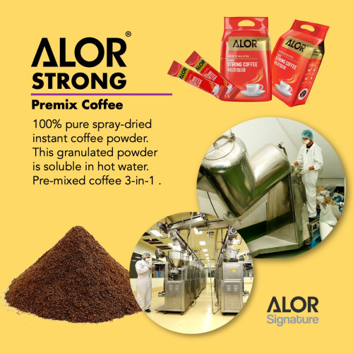 ALOR Premix Strong Blend Coffee 16g x 50 Sticks