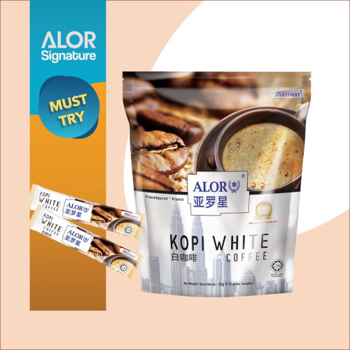 ALOR 3 In 1 White Coffee (25g x 16 sachets) 