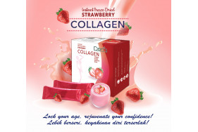 Den's Instant Freeze Dried Strawberry Collagen 