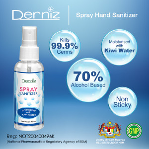 Derniz Hand Sanitizer 100ml Spray 