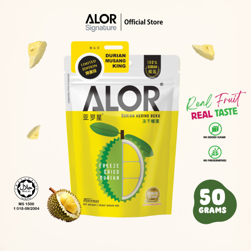 ALOR Freeze Dried Musang King Durian 50g