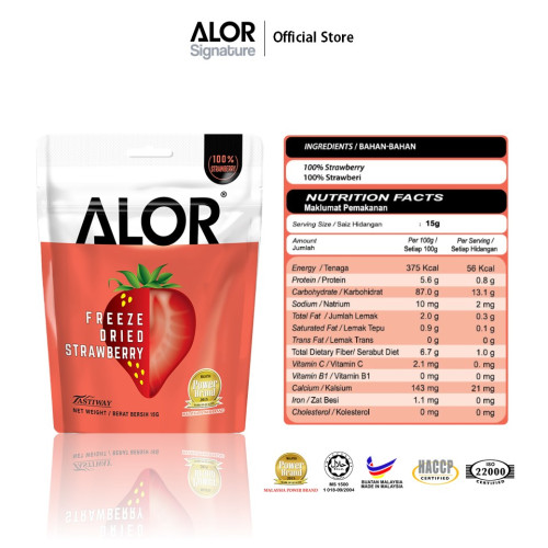 ALOR Freeze Dried Strawberry 15g