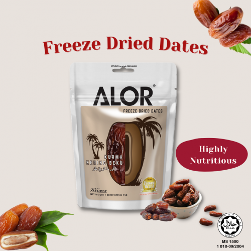 ALOR Freeze Dried Dates/ Kurma Kering Beku- 35g