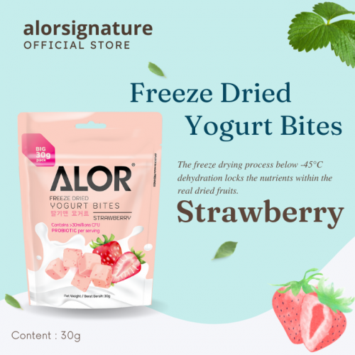ALOR Freeze Dried Strawberry Yogurt Bites
