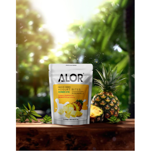 ALOR Freeze Dried Pineapple Yogurt Bites 30g