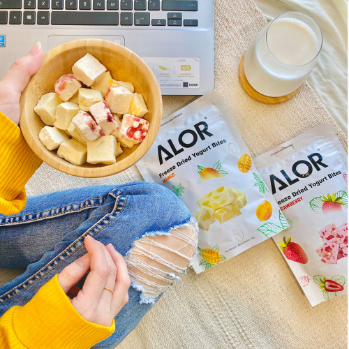 ALOR Freeze Dried Strawberry Yogurt Bites