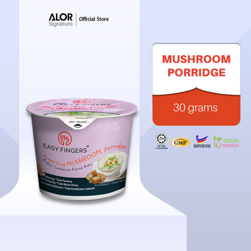 Easy Fingers Freeze Dried Mushroom Porridge 30g/cup