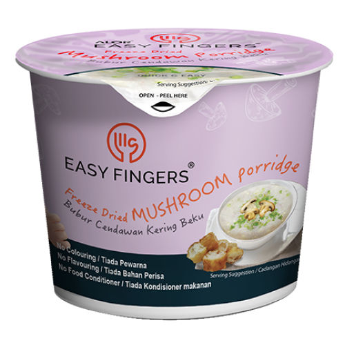 Easy Fingers Freeze Dried Mushroom Porridge 30g/cup