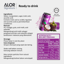 ALOR Mangosteen Juice RTD ( 1/6/24 Cans)