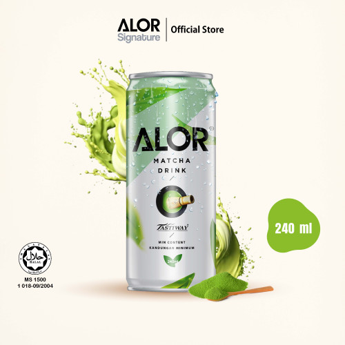 ALOR Matcha Latte RTD ( 6 Cans/Pack)