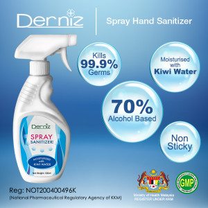 Derniz Hand Sanitizer 500ml (Spray Type)