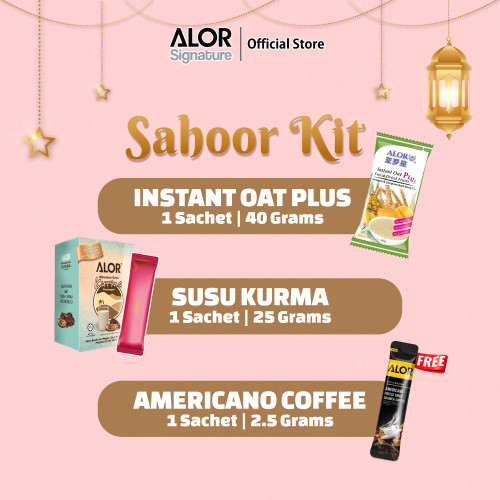 Alor Ramadan Set Bundle_ Set Sahur/ Bundle Set in Ramadan_ Sahoor Kit