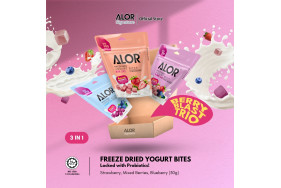 Alor Berry Blast Trio Freeze Dried Yogurt Bites (3 in 1)