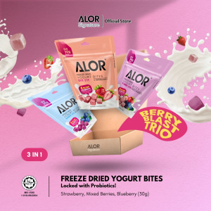 Alor Berry Blast Trio Freeze Dried Yogurt Bites (3 in 1)