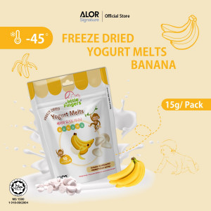 ALOR Little Fingers - Freeze Dried Banana Yogurt Melts 15g