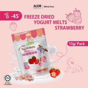 ALOR Little Fingers - Freeze Dried Strawberry Yogurt Melts 15g