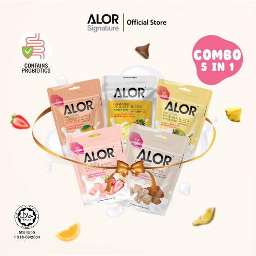 ALOR Yogurt Bites- Bundle Set- 5 in 1- 30/50g x5 packs