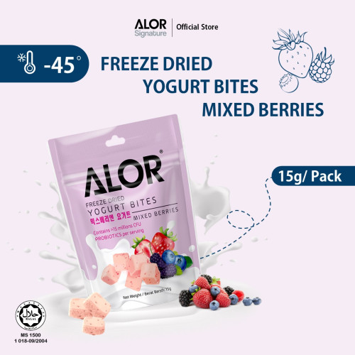 ALOR Yogurt Bites- Bundle Set- 4 in 1- 15g x4 packs