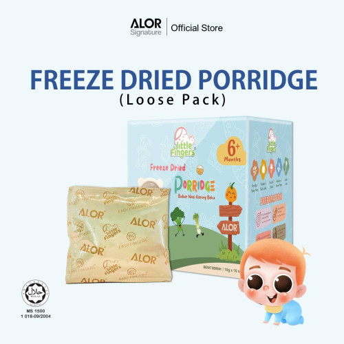 ALOR Little Fingers Freeze Dried Porridge (10g)- 1 sachet