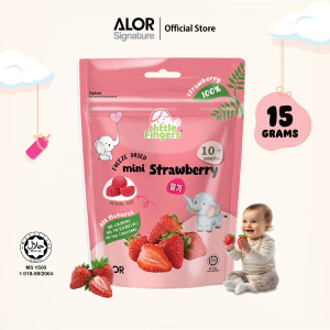 Little Fingers Freeze Dried Mini Strawberry 15g (10 months+)