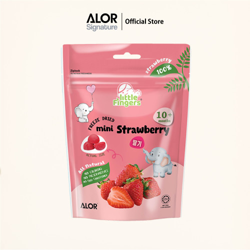 Little Fingers Freeze Dried Mini Strawberry 15g (10 months+)