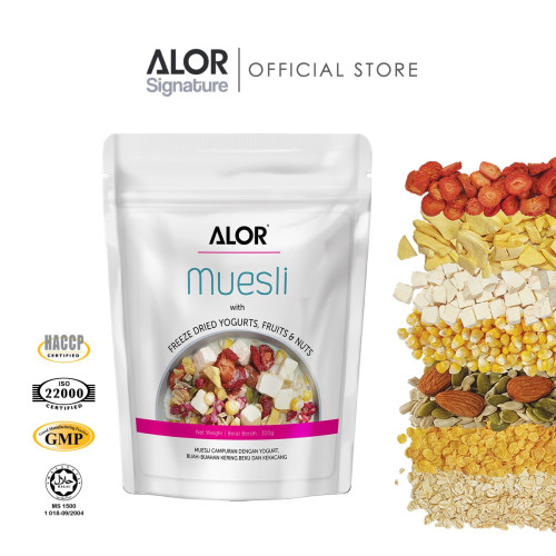 ALOR Muesli with Freeze Dried Yogurts, Fruits & Nuts 300g