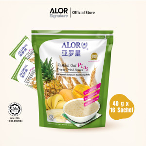 ALOR Instant Oat Plus Freeze Dried Fruits (40g x 8 sachets)