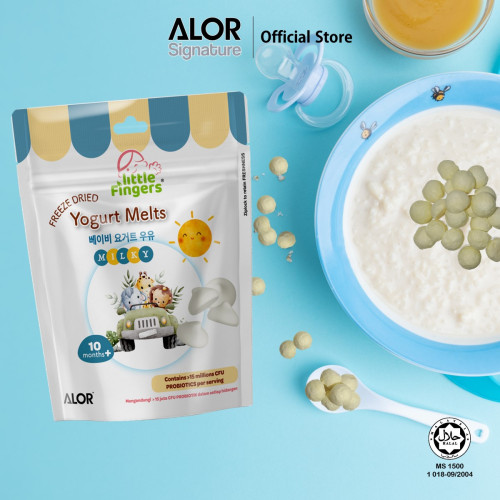 ALOR Little Fingers - Freeze Dried Milky Yogurt Melts 15g