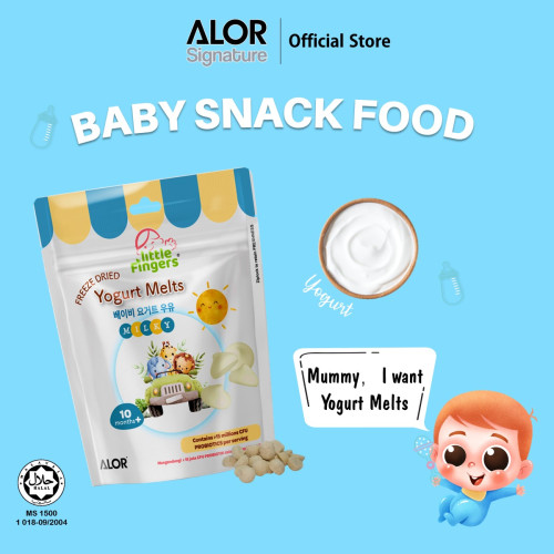 ALOR Little Fingers - Freeze Dried Milky Yogurt Melts 15g