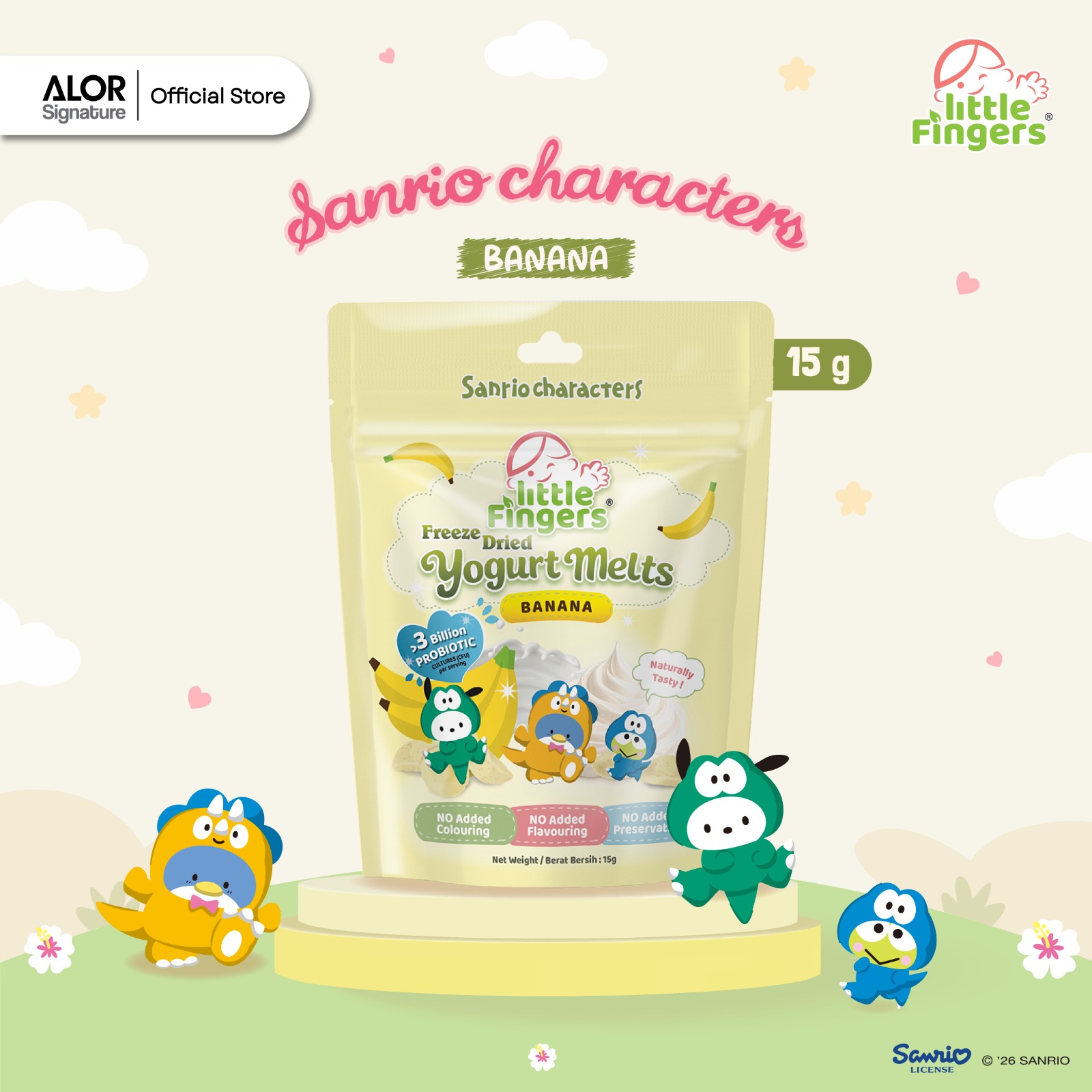 New Launching on 1 June 2026- Little Fingers Freeze-Dried Yogurt Melts with probiotics (10 months+)- 15g/pack - Image 4