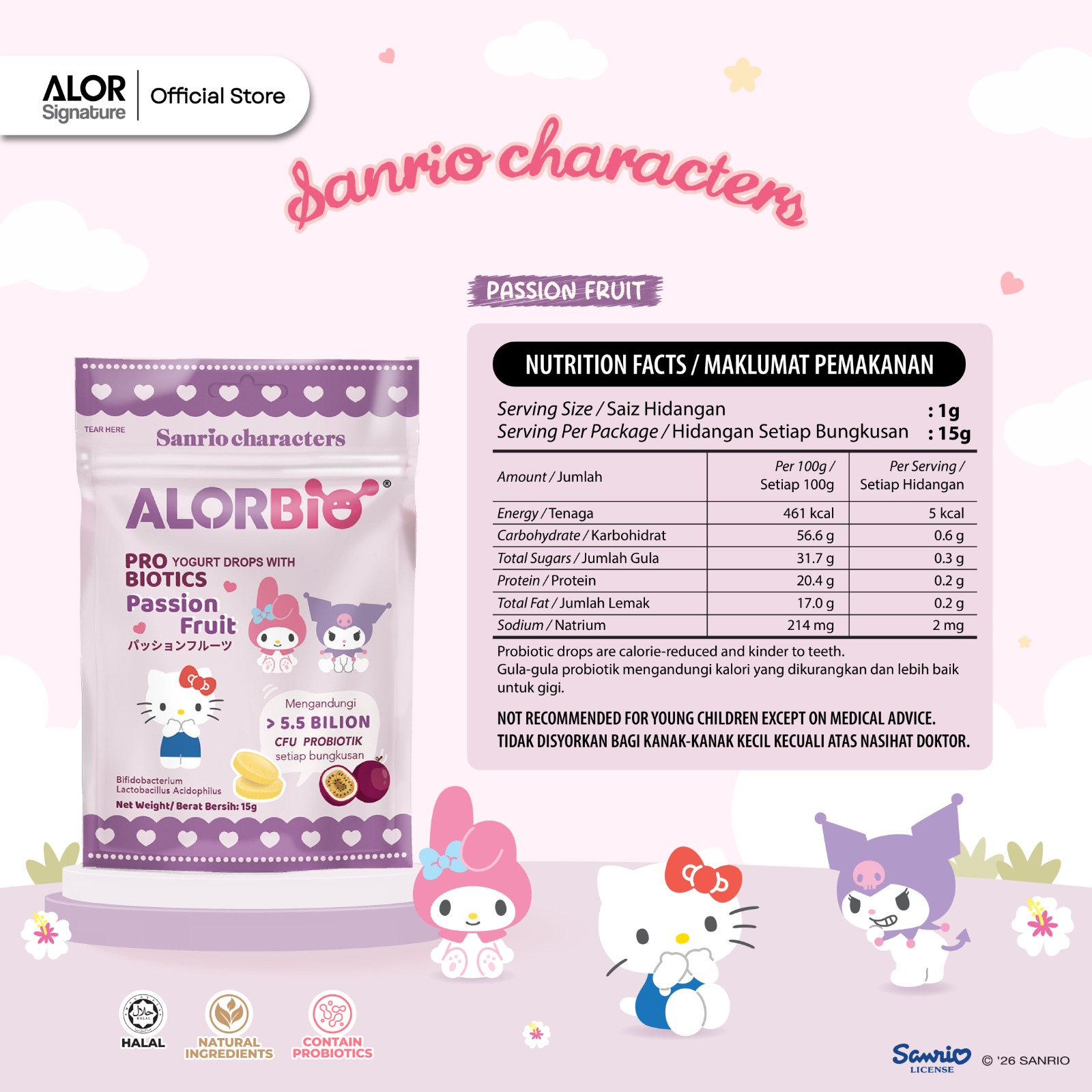 New Launching on 1 June 2026- AlorBio Freeze-Dried Yogurt Drop (15g/packet) - Image 3