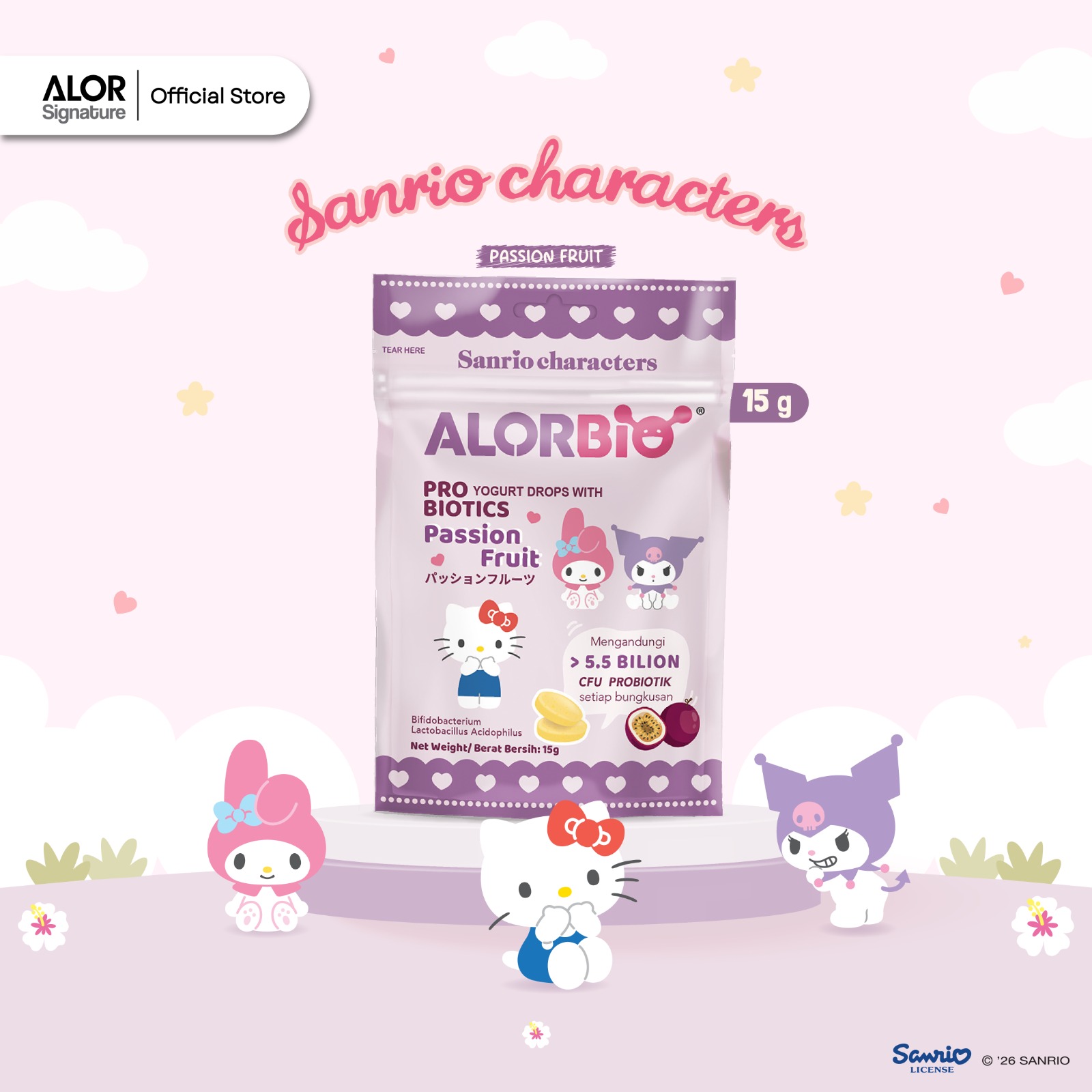 New Launching on 1 June 2026- AlorBio Freeze-Dried Yogurt Drop (15g/packet) - Image 2