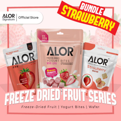 Alor Strawberry Snacks Combo Set